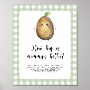 Poster Batata - quão grande é o jogo da barriga de mamãe