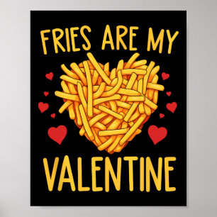 Poster Batatas Fritas São Meu Amante De Batata Frita No D