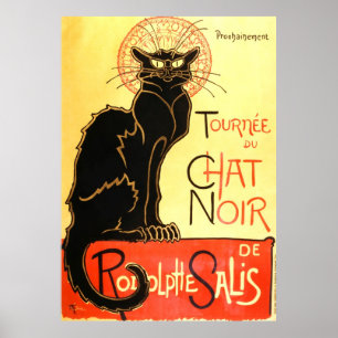 Pôster Bate-papo noir, quadro de avisos original do Le