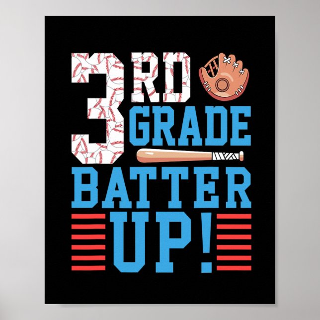 Poster Bateria Baseada No 3º Ano De Volta À Escola (Frente)