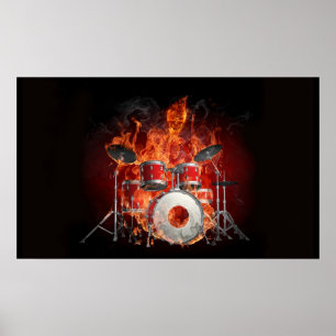 PÔSTER BATERIA DE CRÂNIO DE ALTA DEFINIÇÃO