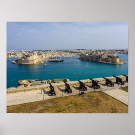 Poster Bateria de Saudação de Malta Canhões do Grande Por