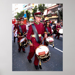 Poster Bateria no Domingo de Ramos, Marbella