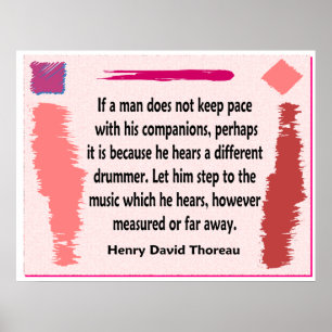 Pôster Baterista diferente