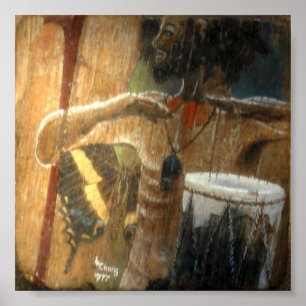 Pôster Baterista diferente