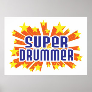 Poster Baterista super