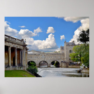 Poster Bath, Pulteney Bridge.