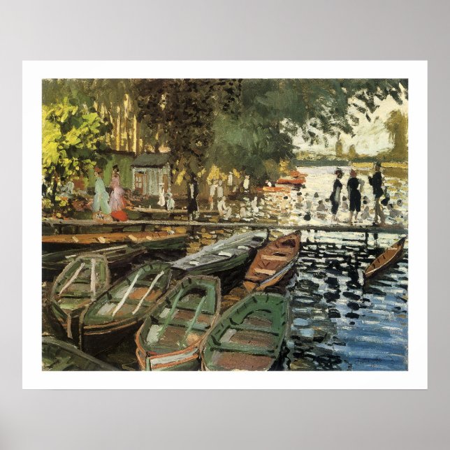 Pôster Bathers em La Grenovilliere (Frente)