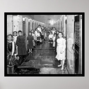 Pôster Bathhouse público em NYC 1910