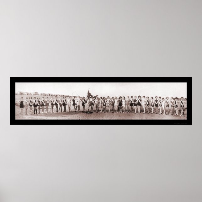 Pôster Bathing Beauties Galveston Foto 1926 (Frente)