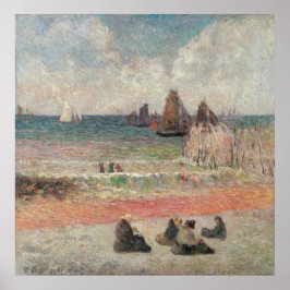 Poster Bathing Dieppe de Paul Gauguin, Vintage Fine Art