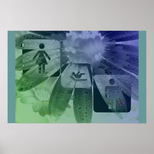 Pôster Bathroom Art (Frente)