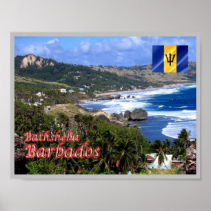 Poster Bathsheba - Barbados -