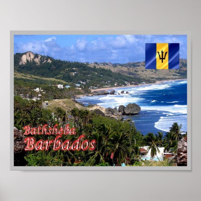 Poster Bathsheba - Barbados - (Frente)