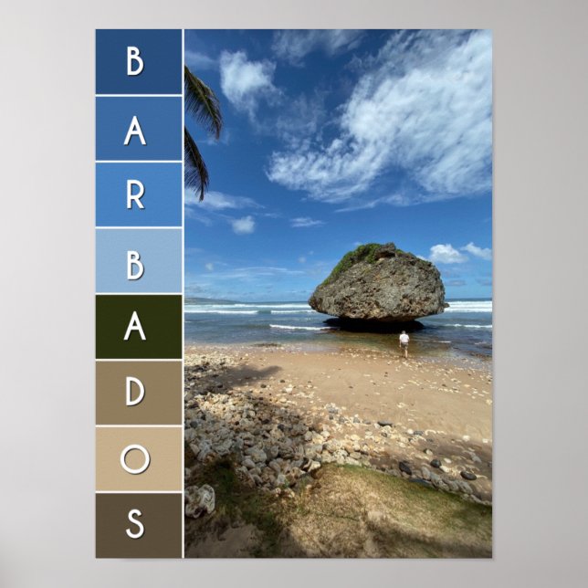 Poster Bathsheba, Barbados (Frente)