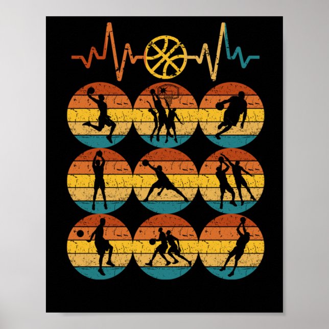 Poster Batida no Coração de Basquete (Frente)