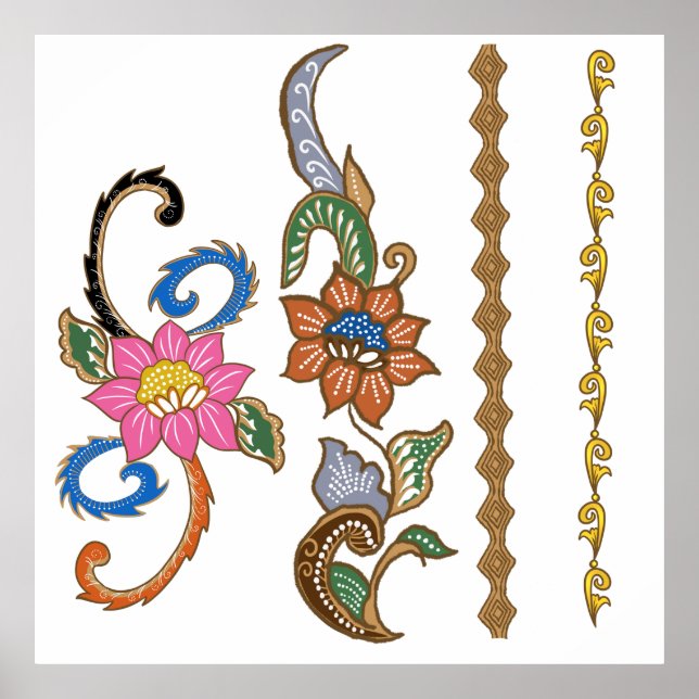 Poster Batik Motifs Design (Frente)