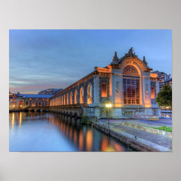 Poster Batiment des Forces-Motrices, Genebra, Suiça