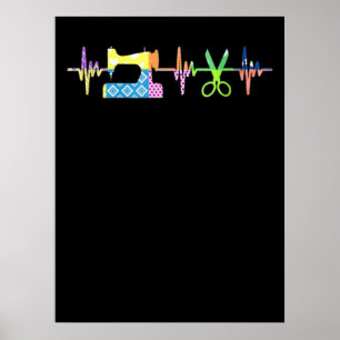 Poster Batimento Cardíaco de Corte - Lover de Quilter