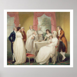 Pôster Batismo do herdeiro, (óleo em canvas) SE c.1799