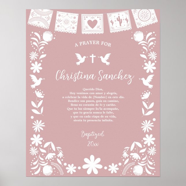 Poster BATIZADO Pink Cielito Lindo ( (Frente)