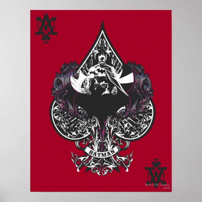 Poster Batman Ace of Spaces Gothic Crest (Frente)