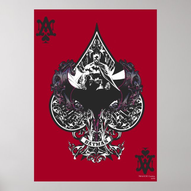 Pôster Batman Ace of Spaces Gothic Crest (Frente)