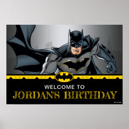 Poster Batman | Boas-vindas ao Chalkboard Happy Birthday