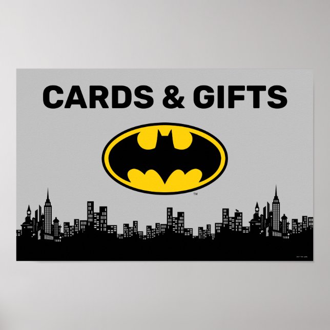 Poster Batman | Cartões e presentes de aniversário (Frente)