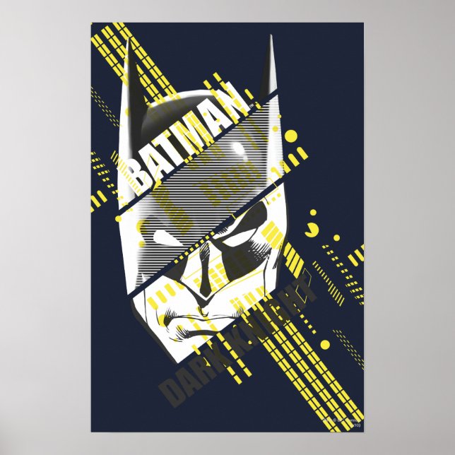 Poster Batman Dark Knight Futurística (Frente)