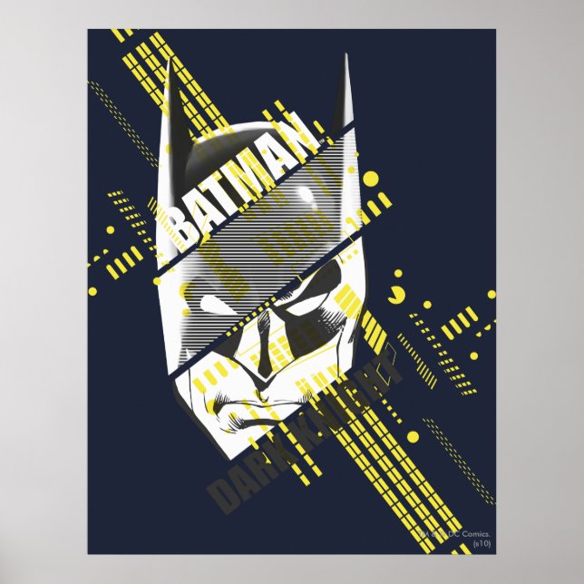 Poster Batman Dark Knight Futurística (Frente)