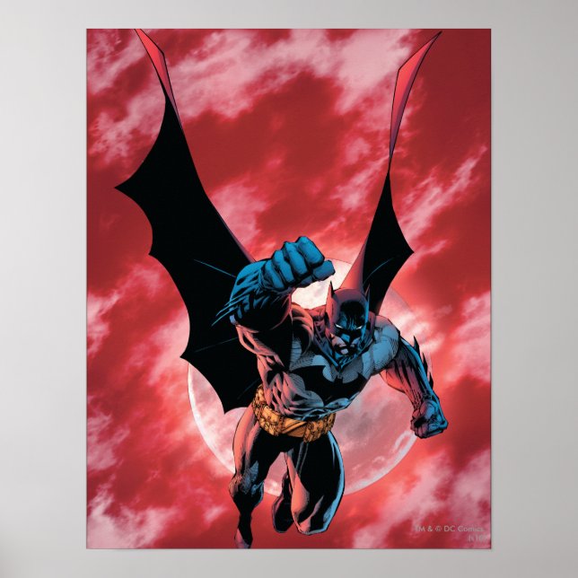 Poster Batman Firey Sky (Frente)