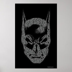 Pôster Batman Head Mantra