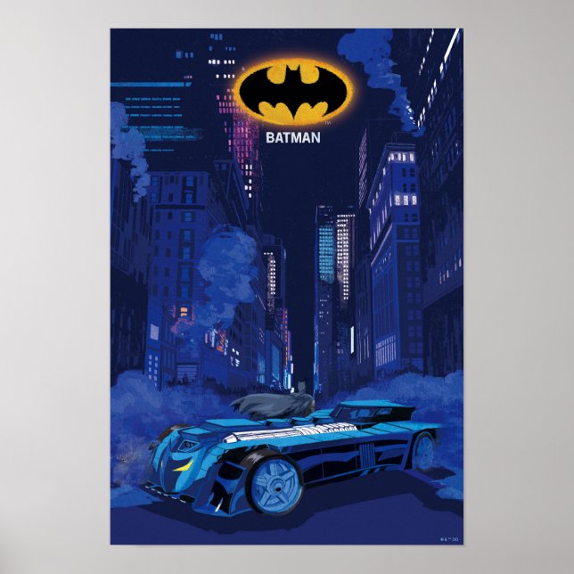 Poster Batman Patrulha Noturna na Cidade de Gotham (Frente)