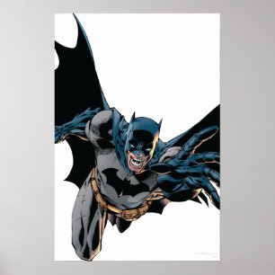 Poster Batman Pulando Para Frente, Grite