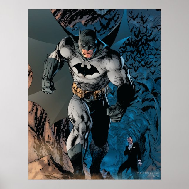 Poster Batman Saindo Da Caverna De Bat (Frente)