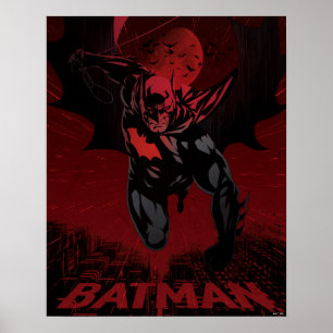 Poster Batman Salto Carmesim