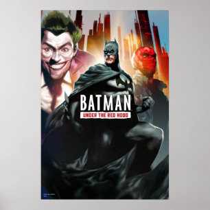 Pôster Batman Sob O Chapéu Vermelho