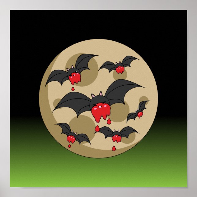 Poster Bats De Vampiro De Comida Ketchup (Frente)