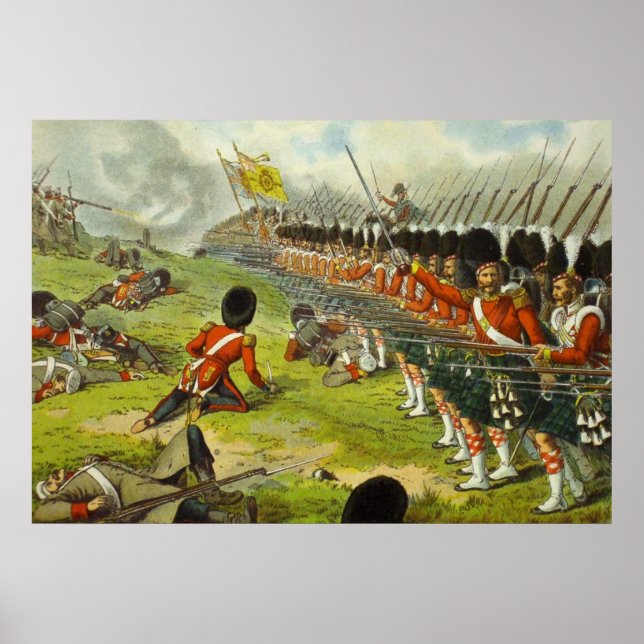 Pôster Battle of Alma Sutherland Highlanders 1854 (Frente)