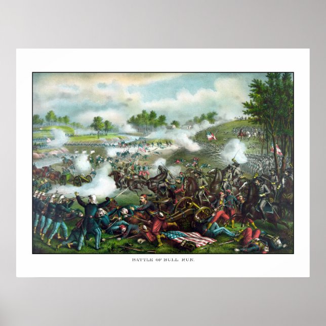 Pôster Battle Of Bull Run -- Civil War (Frente)