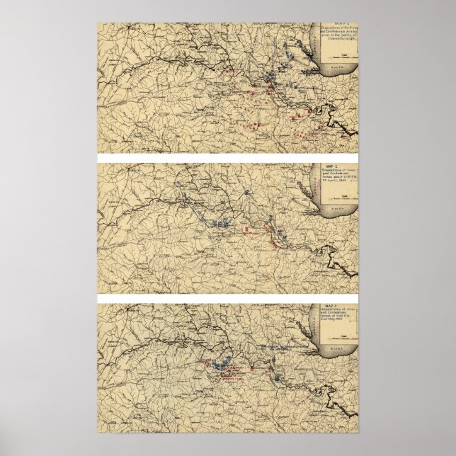 Pôster Battle of Chancellorsville (Frente)