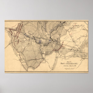 Pôster Battle of Chancellorsville 3