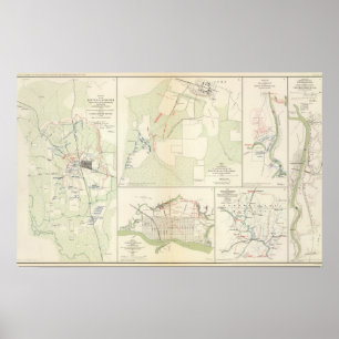 Poster Battle of Corinth Iuka Bayou Fourche