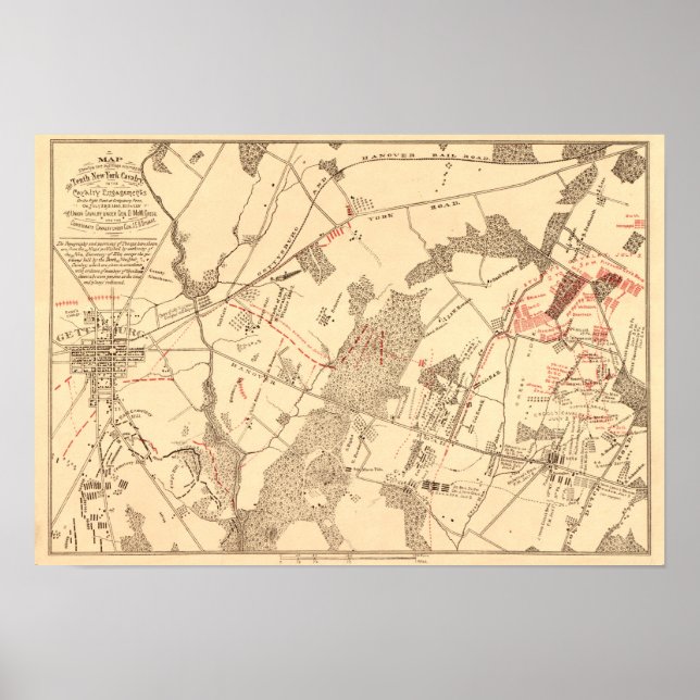 Poster Battle of Gettysburg (Frente)