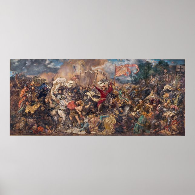 Pôster Battle of Grunwald by Jan Matejko (Frente)