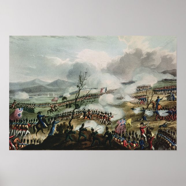 Poster Battle of Nivelle,engraved by Thomas (Frente)