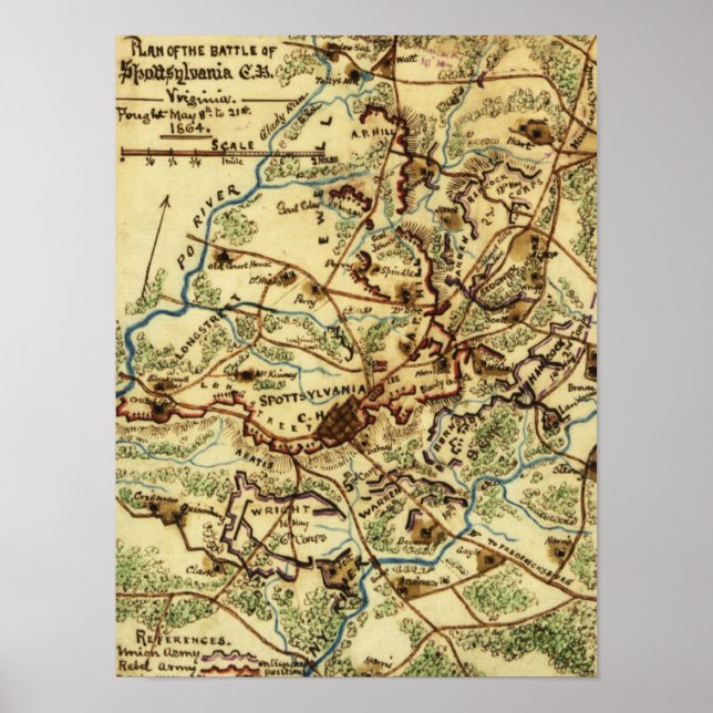 Poster Battle of Spotsylvania Court House (Frente)