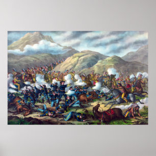 Poster Battle of the Big Horn Custer's Last Stand