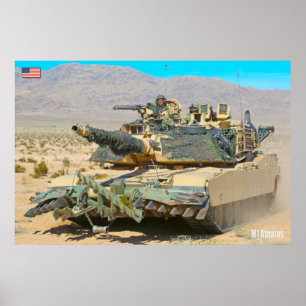 Poster BATTLE TANK - Abrams M1
